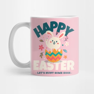 Happy Easter Easter Bunny Easter Egg Hunt Cute Mug
